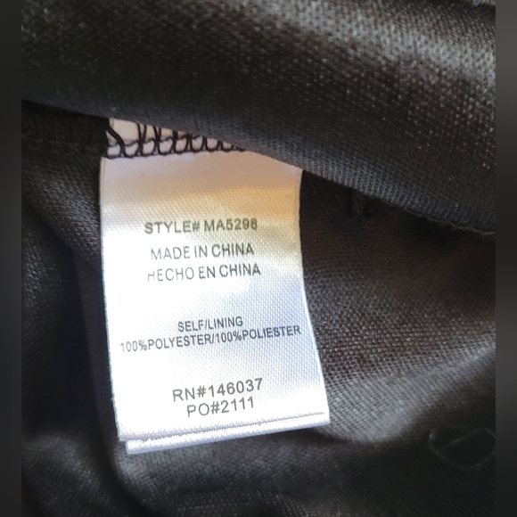 Miss Avenue Black Sequin Cocktail Dress - Picture 6 of 7